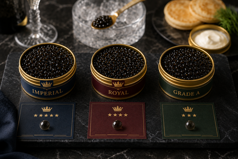 Caviar Grading Explained: What Imperial, Royal, and Grade an Actually Mean