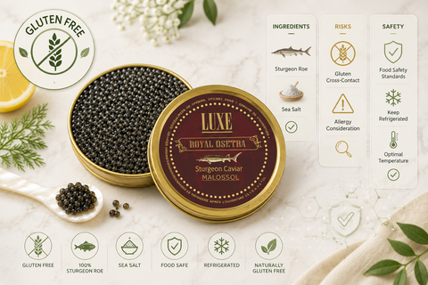  Is sturgeon caviar naturally gluten free