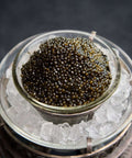 Close up of luxurious Imperial Amur Caviar pearls